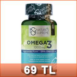 Nature's Supreme Omega 3 1000 Mg 60 Kapsül